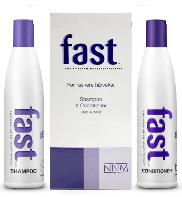 NISIM FAST shampoo & conditioner 2x300 ml 